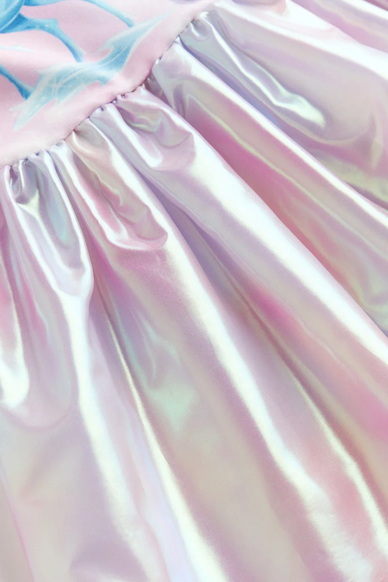 اتش اند ام فستان مزين بطبعة